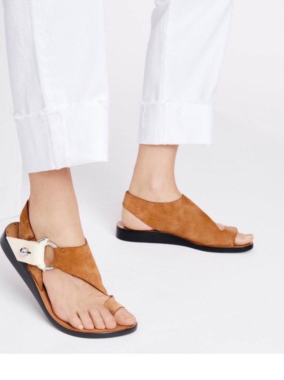 Rag & Bone Arc Toe Loop Sandal Size 38